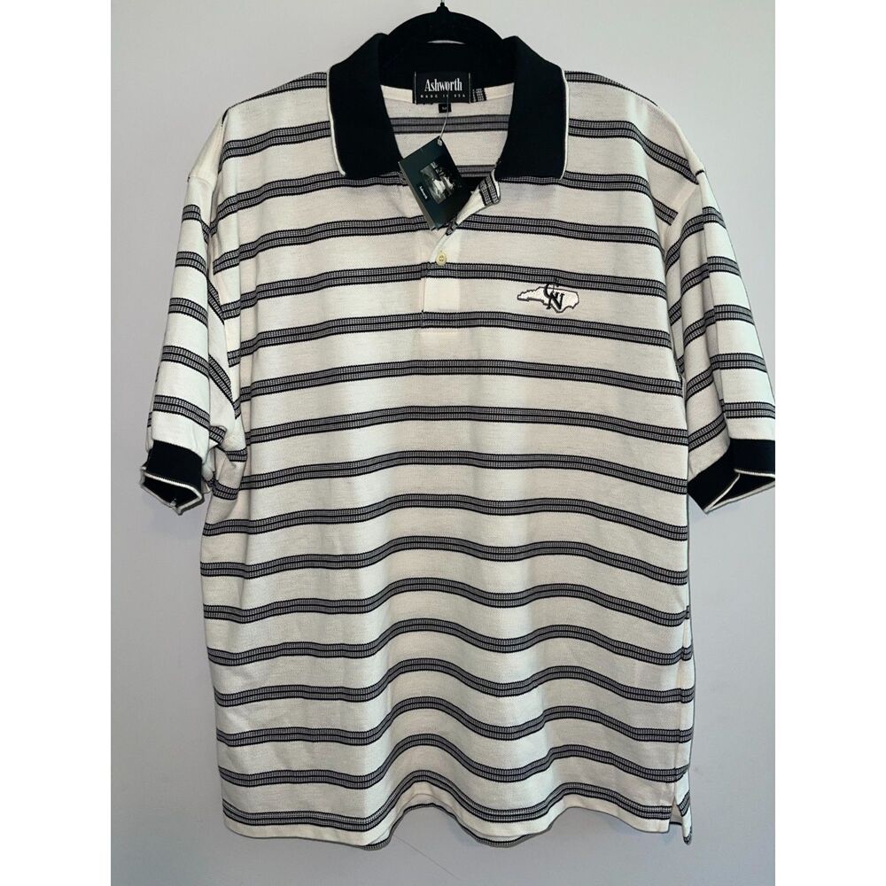 Vintage Ashworth Mens North Carolina Golf Polo shirt- Medium